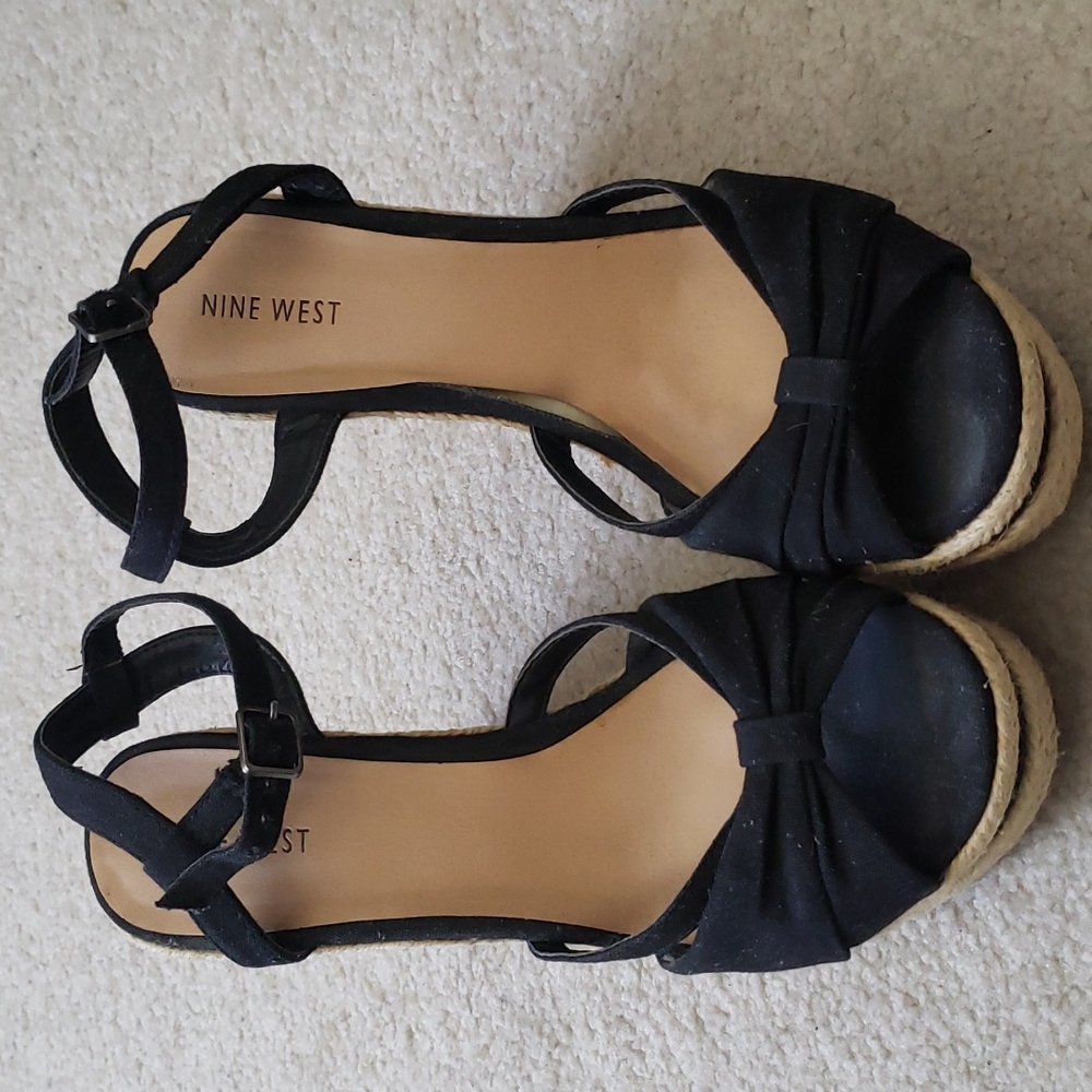 Nine West Wedge heels with ankle strap